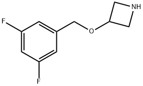 3-[(3,5-Difluorobenzyl)oxy]azetidine Struktur