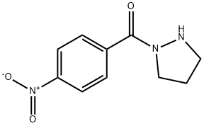 (4-Nitrophenyl)(tetrahydro-1H-pyrazol-1-yl)-methanone Struktur