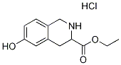 Ethyl 6-hydroxy-1,2,3,4-tetrahydroisoquinoline-3-carboxylate hydrochloride Struktur