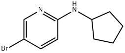 5-Bromo-N-cyclopentyl-2-pyridinamine Struktur