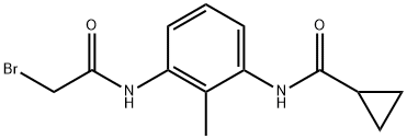 N-{3-[(2-Bromoacetyl)amino]-2-methylphenyl}cyclopropanecarboxamide Struktur