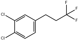 1,2-Dichloro-4-(3,3,3-trifluoropropyl)benzene Struktur