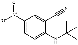 benzonitrile, 2-[(1,1-dimethylethyl)amino]-5-nitro- Struktur