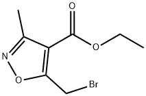 Ethyl 5-bromomethyl-3-methylisoxazole-4-carboxylate Struktur