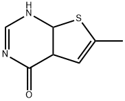 6-Methyl-4a,7a-dihydrothieno[2,3-d]pyrimidin-4(3H)-one Struktur