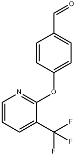 4-{[3-(Trifluoromethyl)pyridin-2-yl]oxy}benzaldehyde Struktur