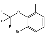 1-Bromo-3-fluoro-2-(trifluoromethoxy)benzene Struktur