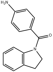 (4-AMINOPHENYL)(2,3-DIHYDRO-1H-INDOL-1-YL)-METHANONE Struktur