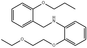 2-(2-Ethoxyethoxy)-N-(2-propoxybenzyl)aniline Struktur