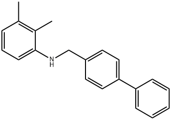 N-([1,1'-Biphenyl]-4-ylmethyl)-2,3-dimethylaniline Struktur