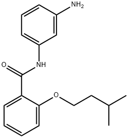 N-(3-Aminophenyl)-2-(isopentyloxy)benzamide Structure