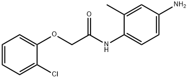 N-(4-Amino-2-methylphenyl)-2-(2-chlorophenoxy)-acetamide Struktur