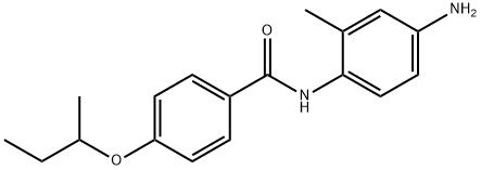 N-(4-Amino-2-methylphenyl)-4-(sec-butoxy)benzamide Struktur