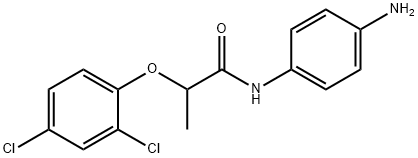 N-(4-Aminophenyl)-2-(2,4-dichlorophenoxy)-propanamide Struktur