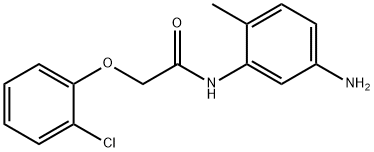 N-(5-Amino-2-methylphenyl)-2-(2-chlorophenoxy)-acetamide Struktur