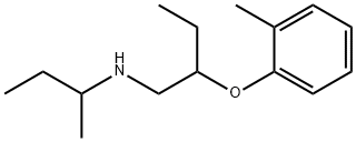 N-(sec-Butyl)-2-(2-methylphenoxy)-1-butanamine Struktur