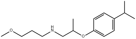 N-[2-(4-Isopropylphenoxy)propyl]-N-(3-methoxypropyl)amine Struktur