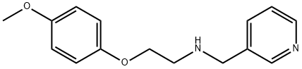 N-[2-(4-Methoxyphenoxy)ethyl]-N-(3-pyridinylmethyl)amine Struktur