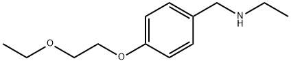 N-[4-(2-Ethoxyethoxy)benzyl]-1-ethanamine Struktur