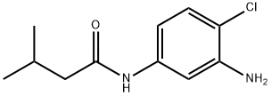 N-(3-amino-4-chlorophenyl)-3-methylbutanamide Struktur