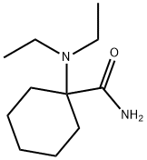 1-(diethylamino)cyclohexanecarboxamide Struktur