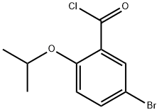 5-bromo-2-isopropoxybenzoyl chloride Struktur