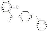 (4-Benzyl-1-piperazinyl)(2-chloro-3-pyridinyl)-methanone Struktur