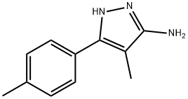 4-Methyl-5-p-tolyl-2H-pyrazol-3-ylamine Struktur