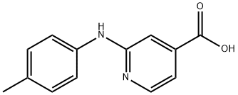 2-(4-Toluidino)isonicotinic acid Struktur