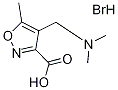 4-Dimethylaminomethyl-5-methyl-isoxazole-3-carboxylic acid hydrobromide Struktur