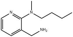 3-(Aminomethyl)-N-butyl-N-methyl-2-pyridinamine Struktur