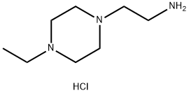 2-(4-Ethyl-piperazin-1-yl)-ethylaminetrihydrochloride Struktur