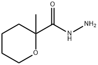 2H-pyran-2-carboxylic acid, tetrahydro-2-methyl-, hydrazid Struktur