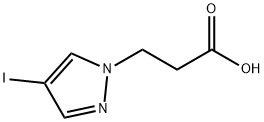 1H-pyrazole-1-propanoic acid, 4-iodo- Struktur