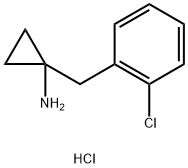 [1-(2-Chlorobenzyl)cyclopropyl]amine hydrochloride Struktur