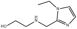 2-{[(1-Ethyl-1H-imidazol-2-yl)methyl]-amino}ethanol dihydrochloride Struktur