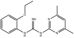 N-(4,6-Dimethylpyrimidin-2-yl)-N'-(2-ethoxyphenyl) guanidine Struktur