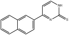 4-(2-Naphthyl)pyrimidine-2(1H)-thione Struktur