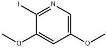 2-Iodo-3,5-dimethoxypyridine Struktur