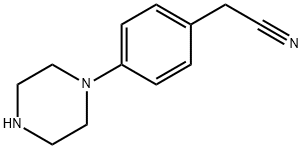 (4-piperazin-1-ylphenyl)acetonitrile Struktur