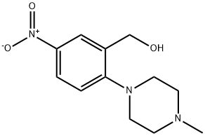 [2-(4-methylpiperazino)-5-nitrophenyl]methanol Struktur