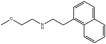 2-Methoxy-N-[2-(1-naphthyl)ethyl]-1-ethanamine Struktur