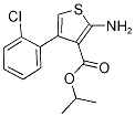 Isopropyl 2-amino-4-(2-chlorophenyl)thiophene-3-carboxylate Struktur