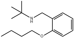 N-(2-Butoxybenzyl)-2-methyl-2-propanamine Struktur