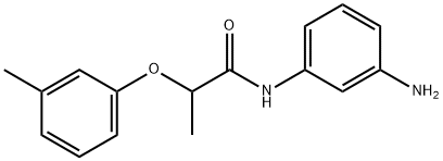 N-(3-Aminophenyl)-2-(3-methylphenoxy)propanamide Struktur