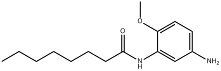 N-(5-Amino-2-methoxyphenyl)octanamide Struktur