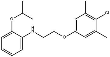 N-[2-(4-Chloro-3,5-dimethylphenoxy)ethyl]-2-isopropoxyaniline Struktur