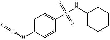 N-Cyclohexyl-4-isothiocyanatobenzenesulfonamide Struktur