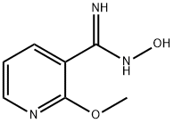 N'-hydroxy-2-methoxypyridine-3-carboximidamide Struktur