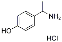 4-(1-aminoethyl)phenol hydrochloride Struktur